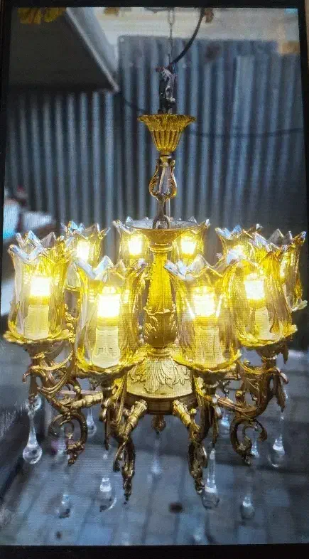 لوستر برنز|لوستر و چراغ آویز|کرمانشاه, |دیوار