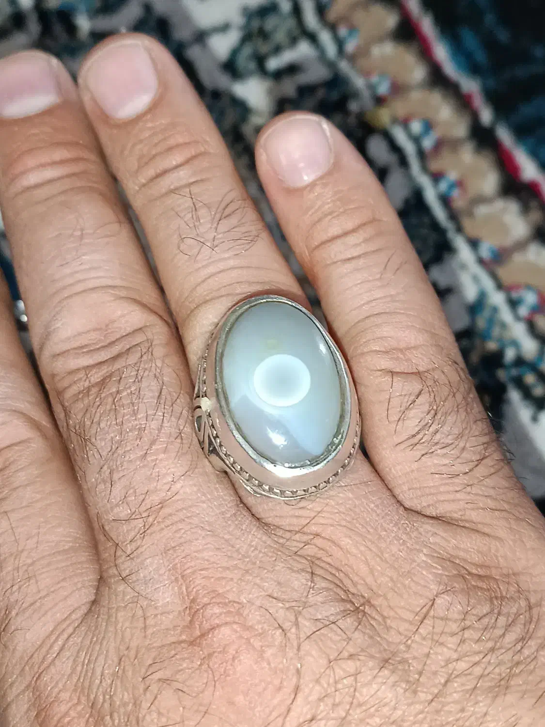 انگشتر سلیمانی تک خال درشت|جواهرات|شادگان, |دیوار