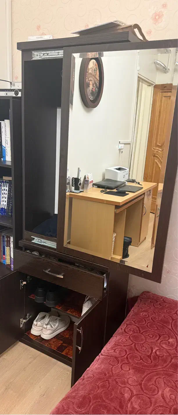 کمد لباس|جاکفشی، کمد، دراور|میانه, |دیوار