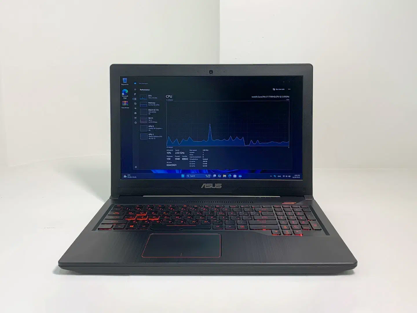 لپ‌تاپ گیمینگ و طراحی ASUS FX503|رایانه همراه|تهران, امانیه|دیوار