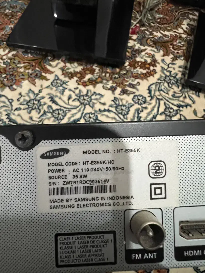 سینمای خانگی سامسونگ اندونزی|سیستم صوتی خانگی|بندر انزلی, تختی|دیوار