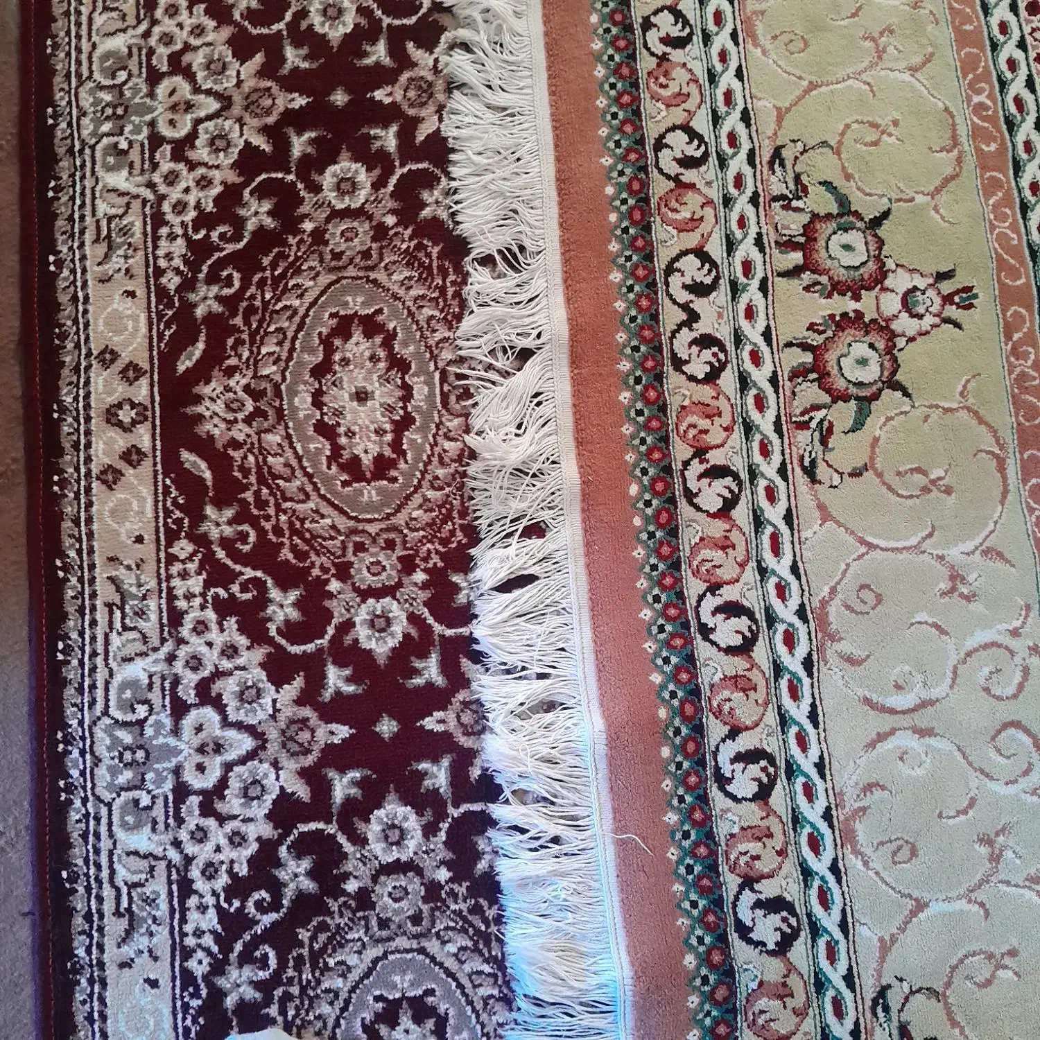 دوتخته فرش ۲ونیم در۳ونیم ۵۰۰شانه یک تخته ۳در۴|حراج|مهاباد (آذربایجان غربی), |دیوار