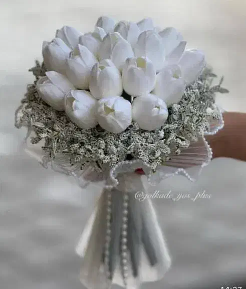 دسته گل عروس|گل مصنوعی|تهران, پرستار|دیوار