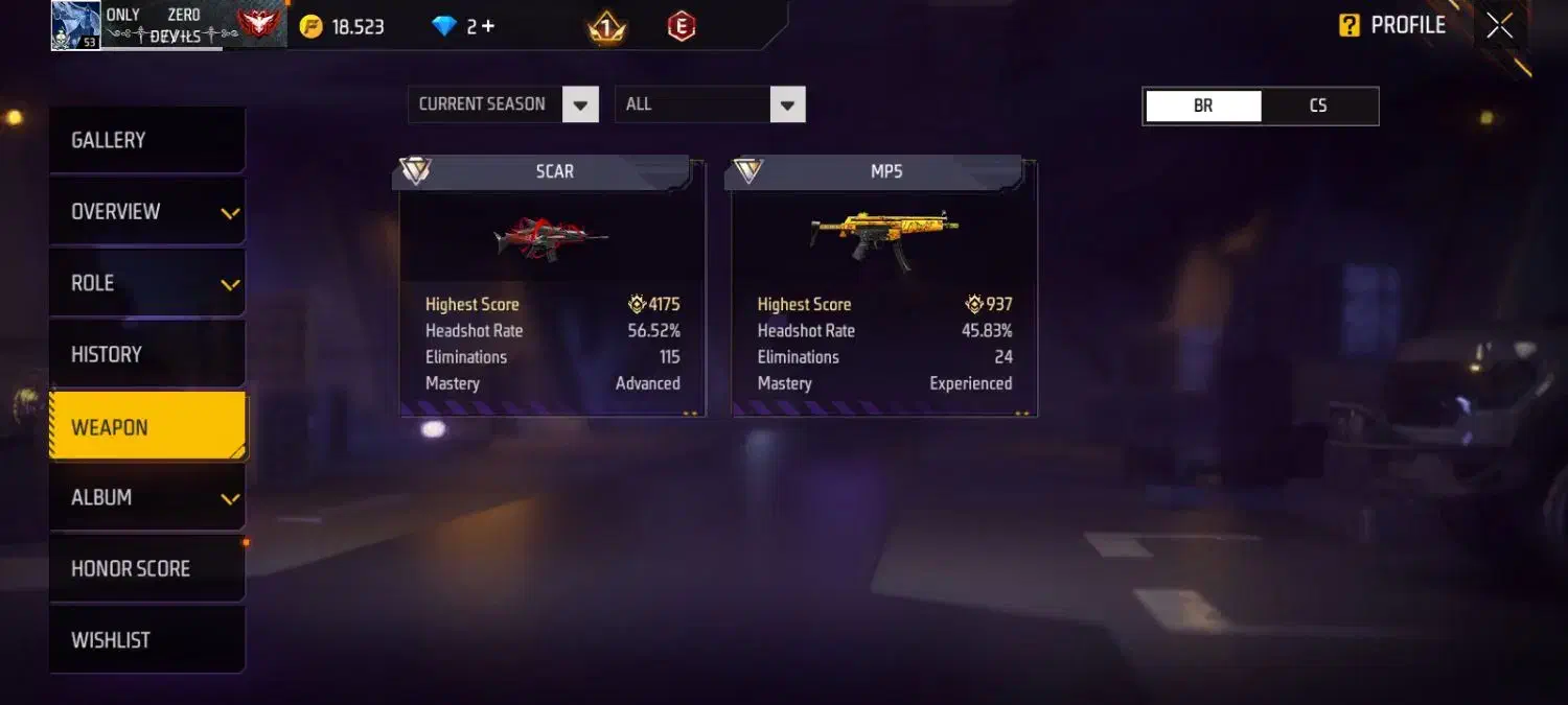 اکانت شاخ با گان لولی|کنسول، بازی ویدئویی و آنلاین|پلدختر, |دیوار