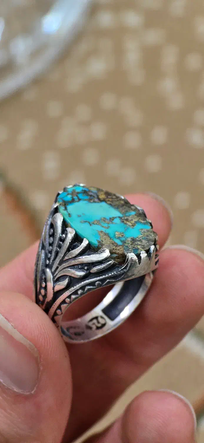 انگشتر فیروزه نیشابور|جواهرات|لار, |دیوار