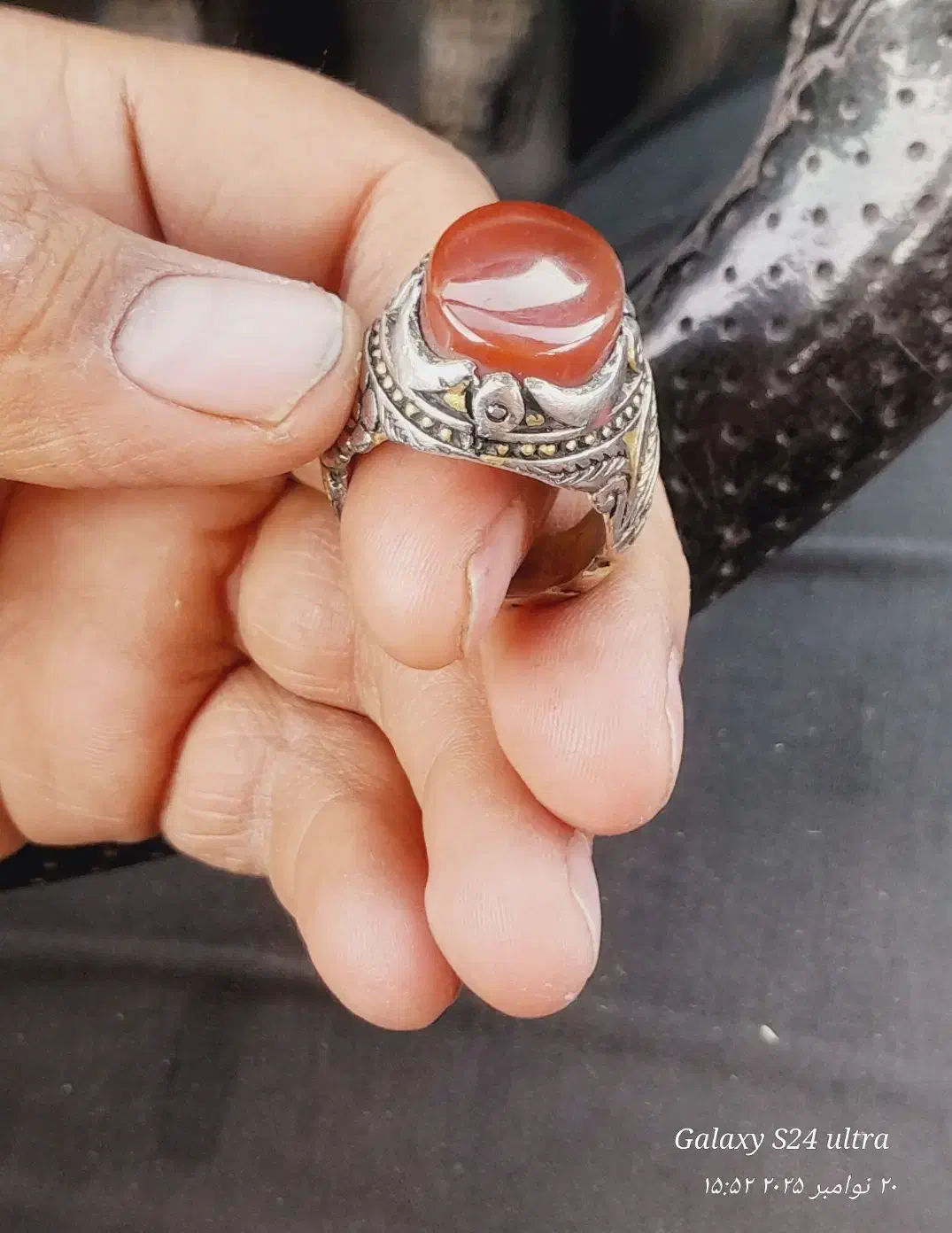 انگشتر عقیق|کلکسیون اشیاء عتیقه|کرمانشاه, |دیوار