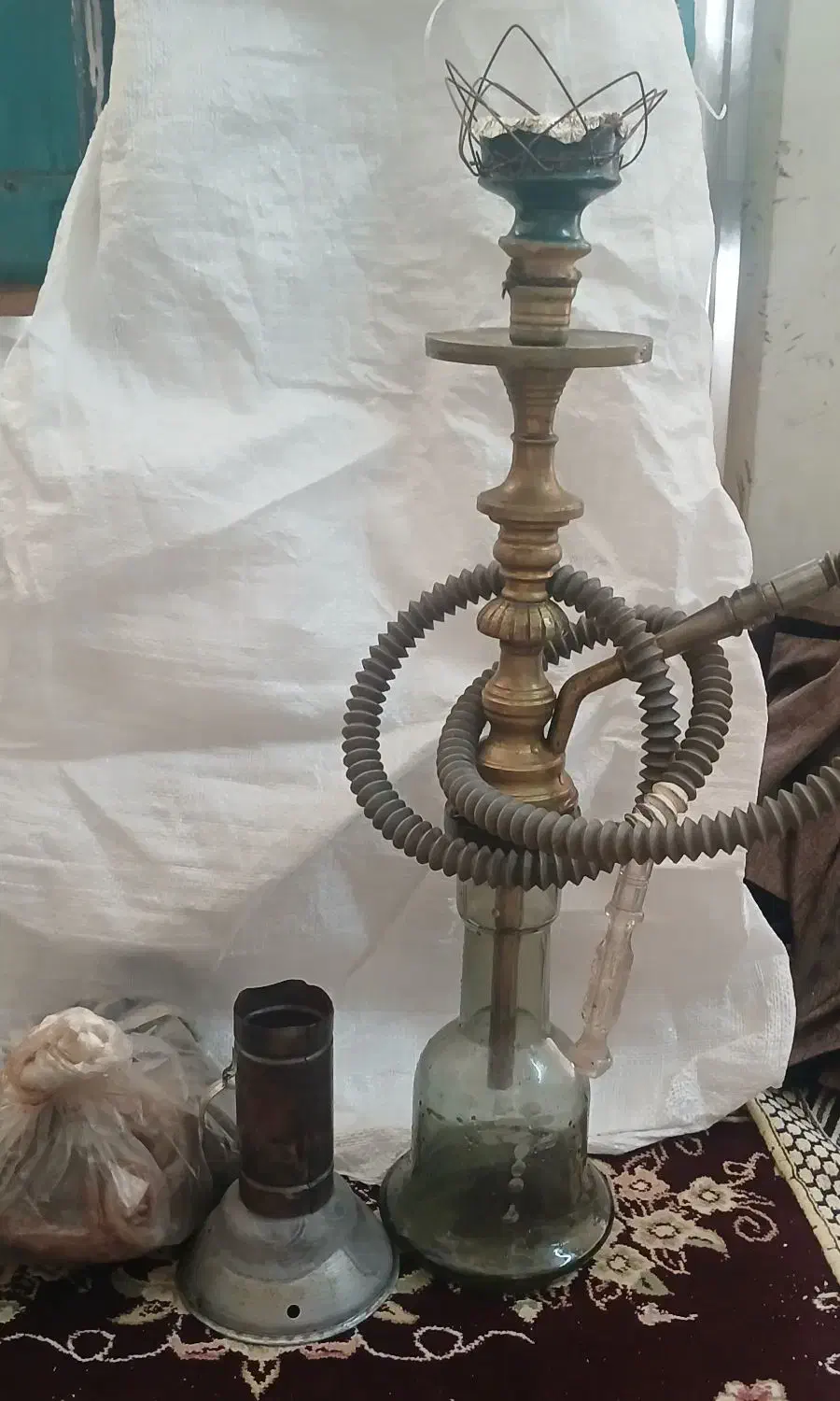 قلیون برنجی قدیمی|کوهنوردی و کمپینگ|مشهد, شهید قربانی|دیوار