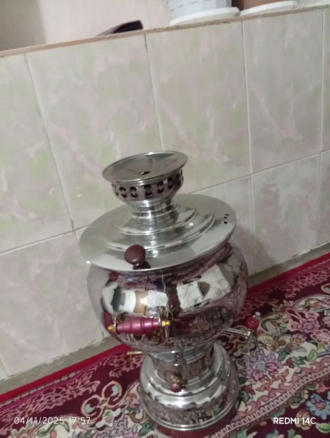 سماور|سماور، چای‌ساز، قهوه‌ساز|نمشیر, |دیوار