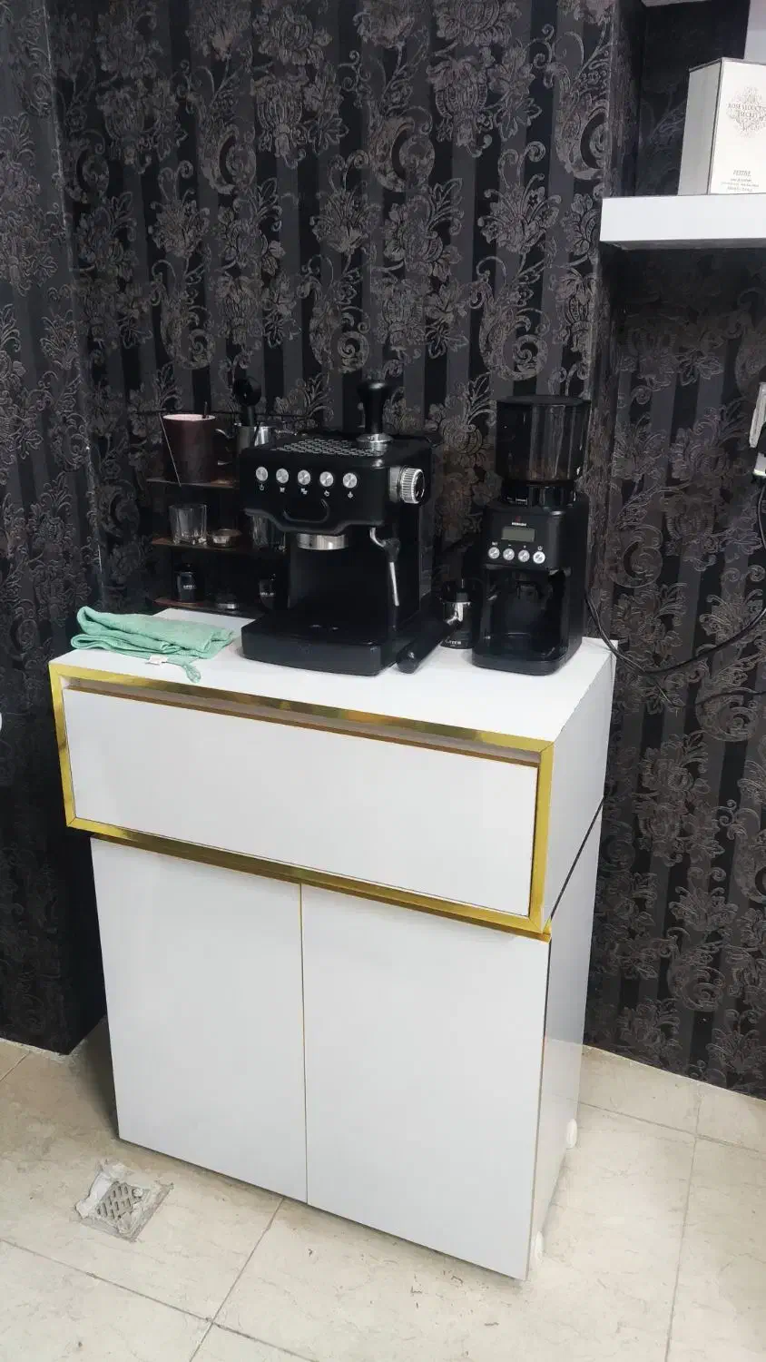 دستگاه اسپرسو و دستگاه آسیاب و میز|سماور، چایساز، قهوهساز|تربتحیدریه, فرمانداری|دیوار