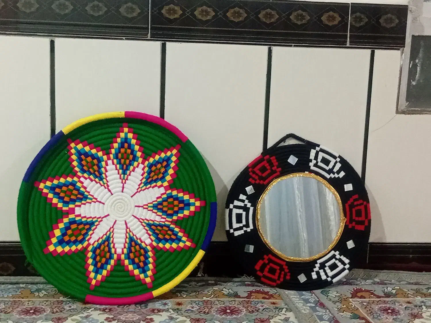 تک و آینه سنتی|صنایع دستی و سایر لوازم تزئینی|هندمینی, |دیوار