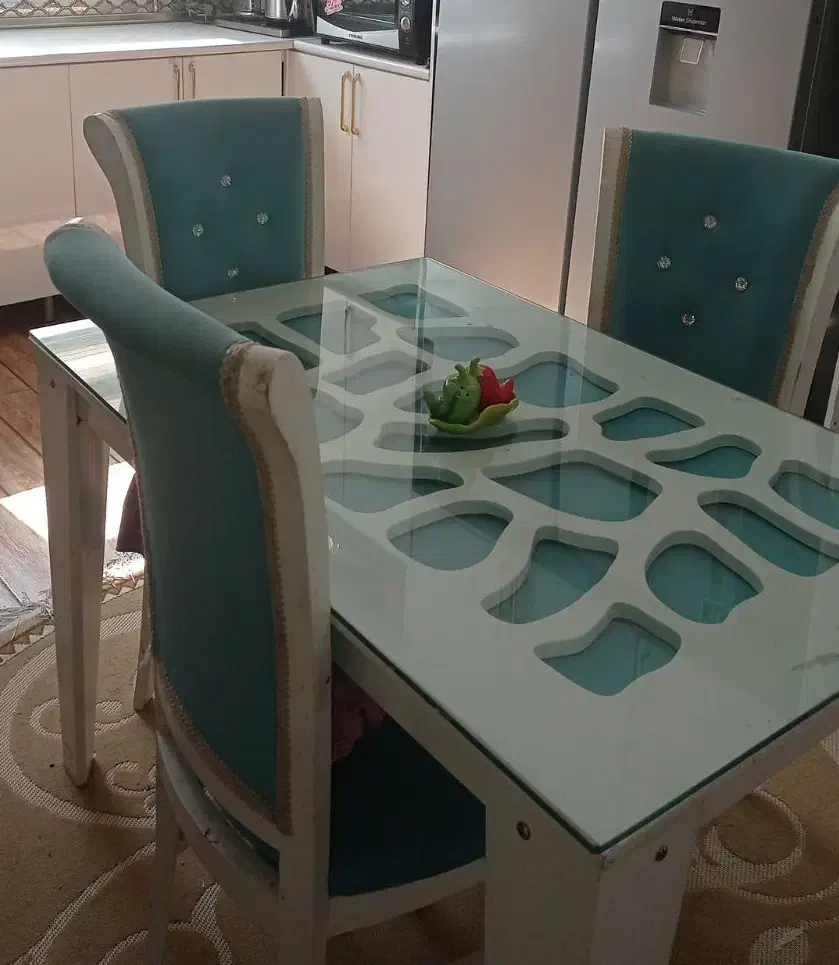 فروش میز ناهارخوری چهار نفره|میز و صندلی غذاخوری|مبارکه, |دیوار