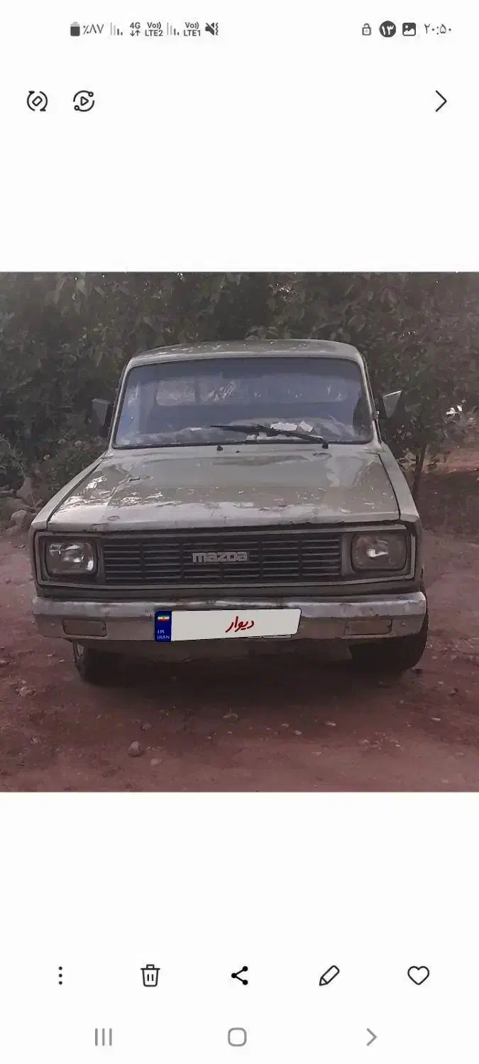 مزدا تک کابین|خودرو سواری و وانت|خرم‌آباد, |دیوار