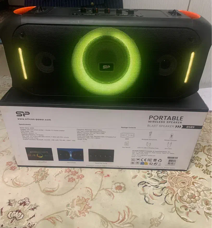 پارتی باکس پورتابل سیلیکون پاور|پخشکننده همراه|تهران, جنتآباد جنوبی|دیوار