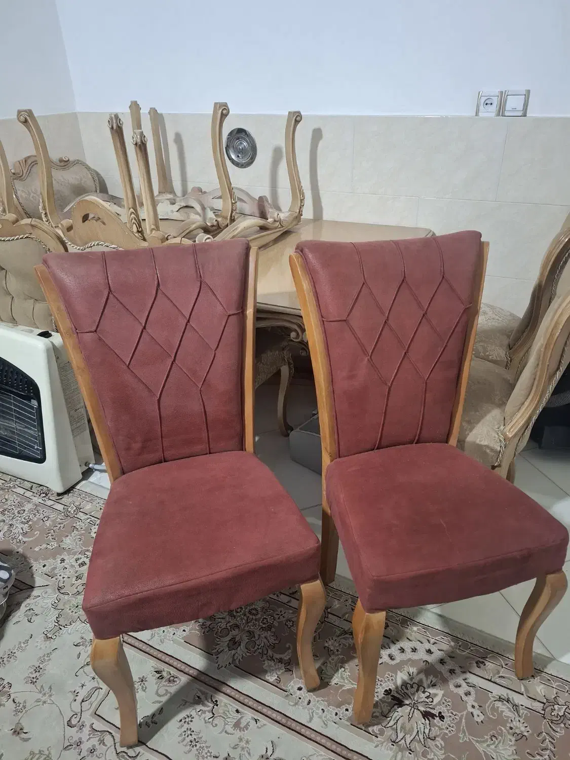 4 عدد صندلی|میز و صندلی غذاخوری|شیراز, شهرک رضوان|دیوار