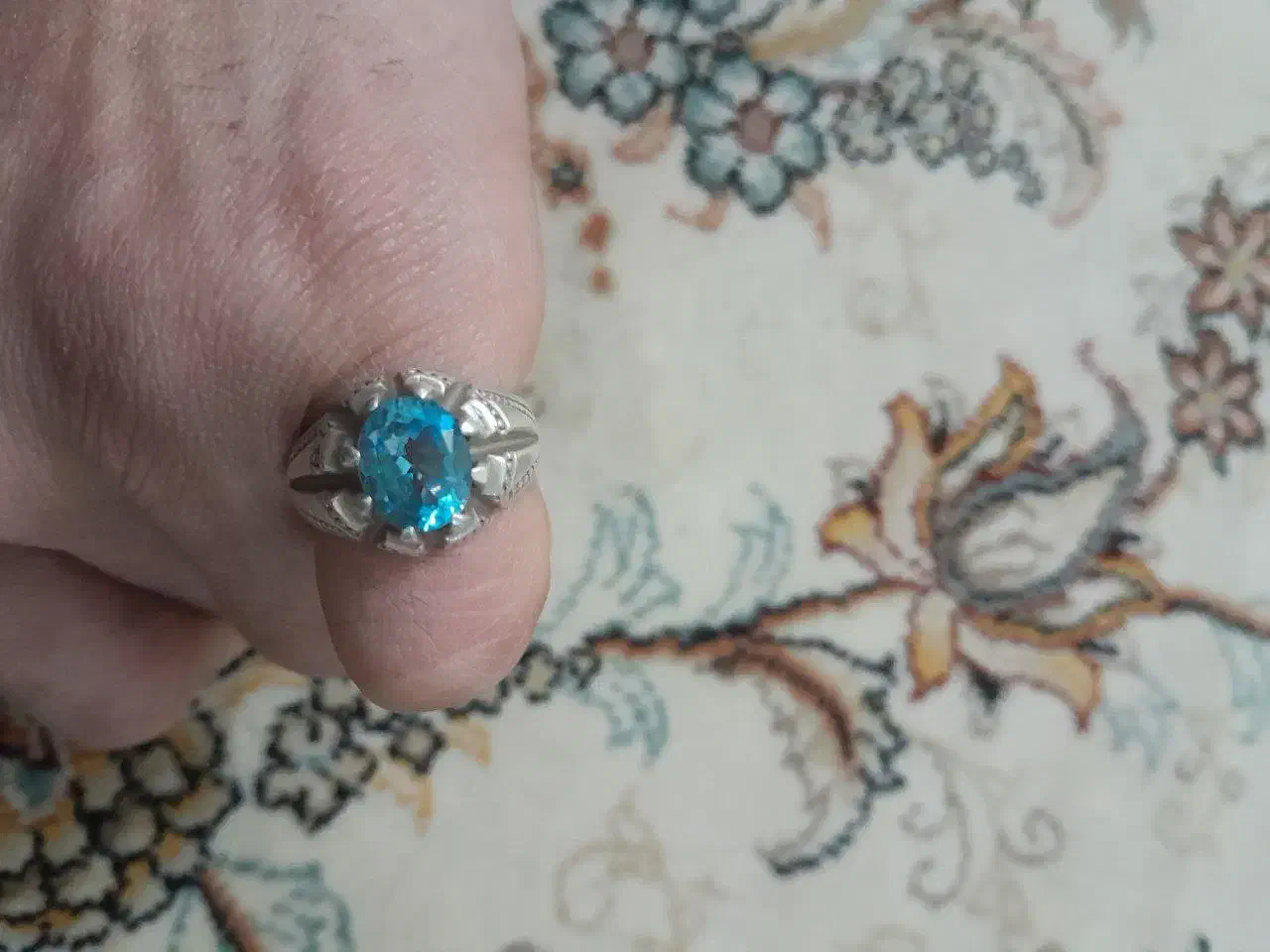 انگشتر آکو مارین|جواهرات|کرمانشاه, |دیوار