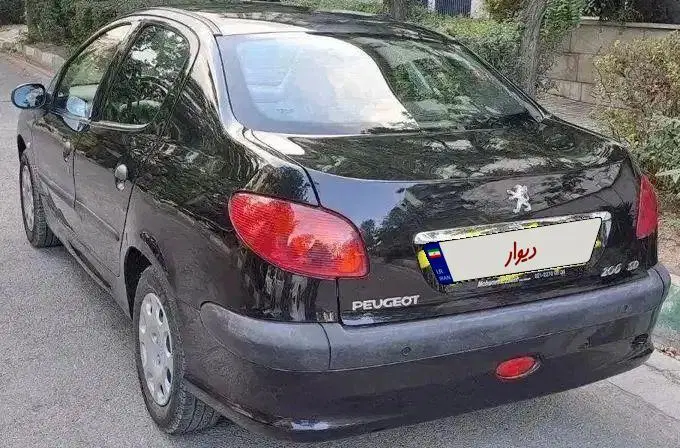 206 V8 tu5 مدل 93|خودرو سواری و وانت|رشت, فلسطین|دیوار