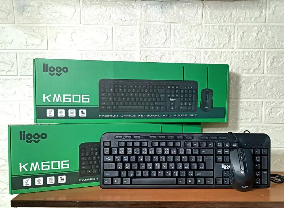 موس و کیبورد liggo km606|قطعات و لوازم جانبی رایانه|قم, انسجام|دیوار