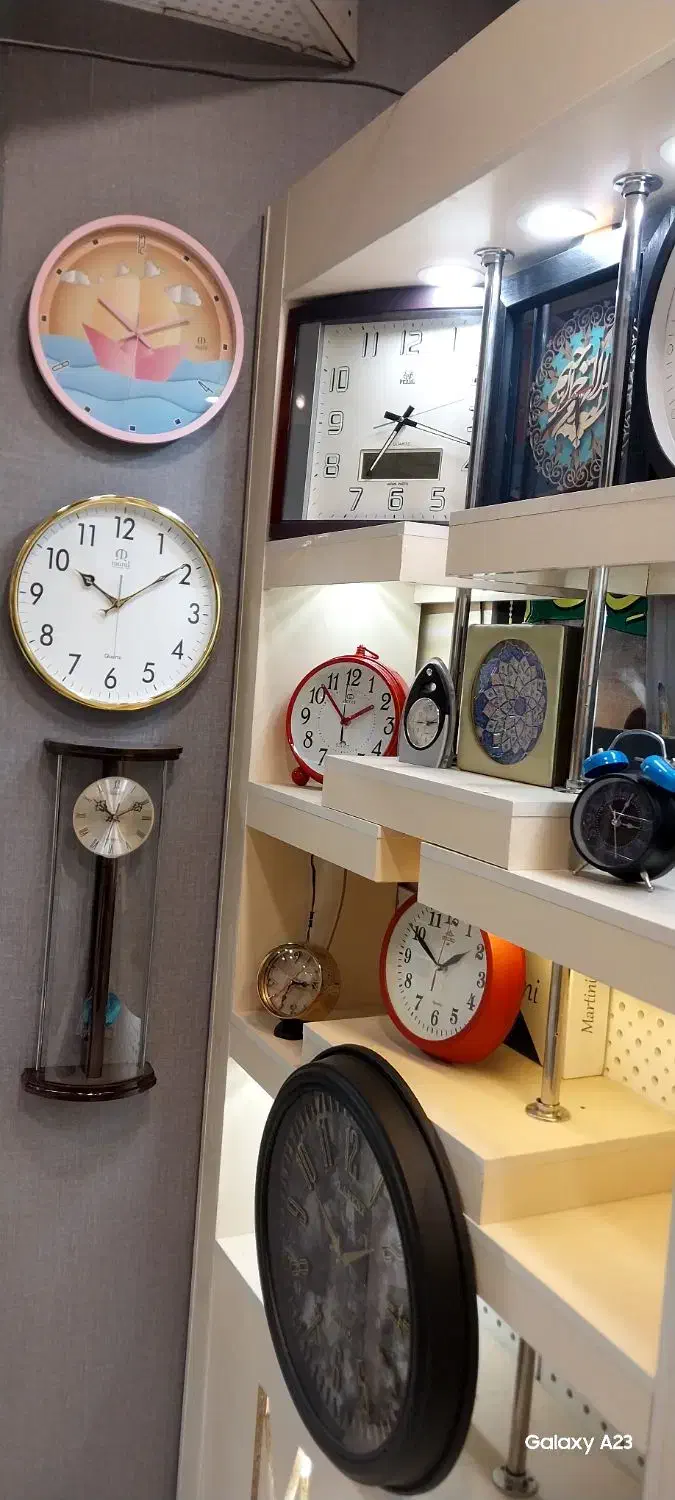 ساعت دیواری آرام گرد تایوان|ساعت دیواری و تزئینی|قم, زنبیل آباد|دیوار