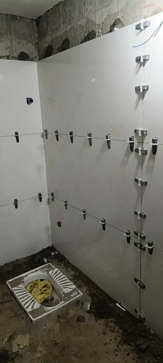 انجام کاشی کاری موزیک وسنگ بلوک شیب بنده|خدمات پیشه و مهارت|اصفهان, تخت فولاد|دیوار