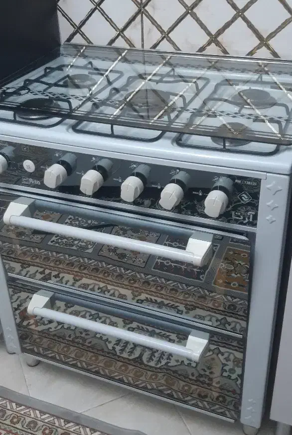 اجاق گاز پنج شعله طرح فر|اجاق گاز و لوازم برقی پخت‌وپز|قرچک, باقرآباد|دیوار