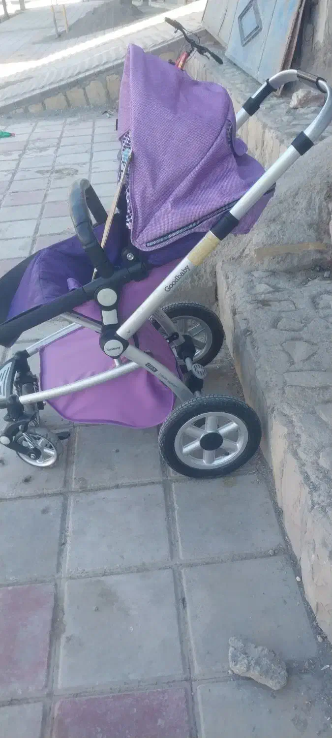 کالسکه کارکرده جنس خوب مارکدار|کالسکه و لوازم جانبی|خوشاب, |دیوار