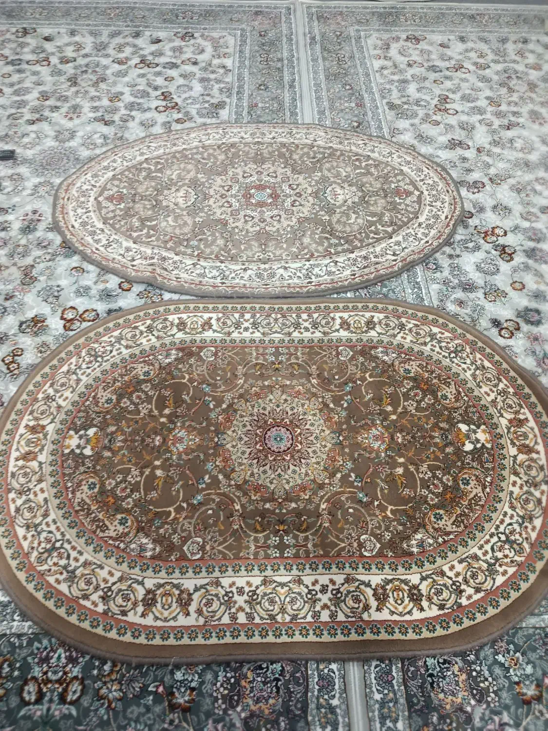 دوعدد قالیچه 700شانه اصل|فرش|مهاباد (آذربایجان غربی), |دیوار