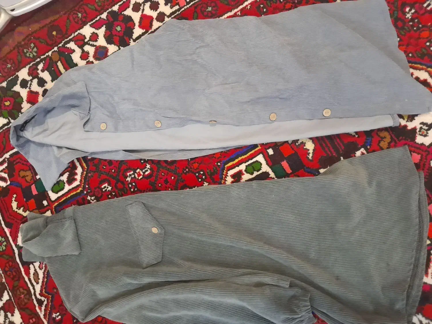 دوتا مانتو مخمل نو سایز ۴۸ ۵۰|لباس|تبریز, |دیوار