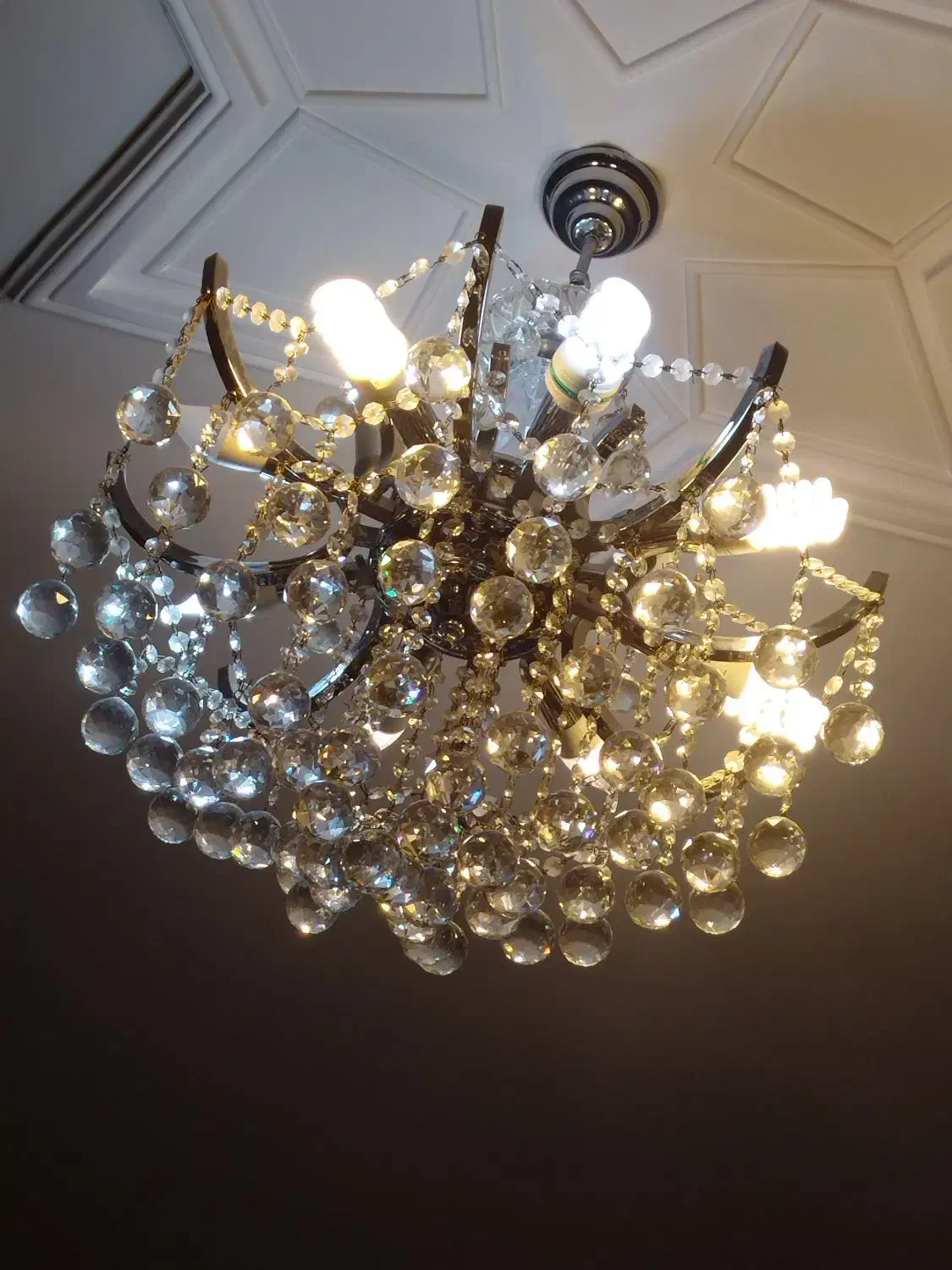 لوستر سقف استیل|لوستر و چراغ آویز|سیلوانه, |دیوار