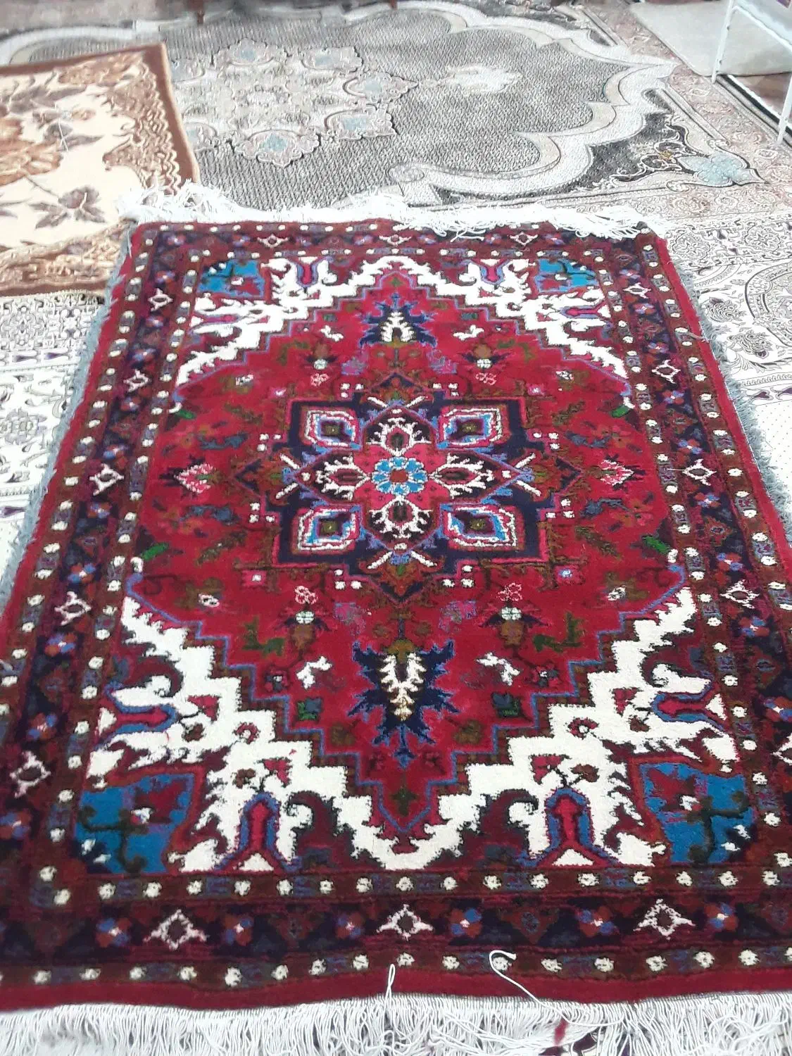 یک جفت فرش طبیعی حریز تاجری|فرش|اردبیل, |دیوار