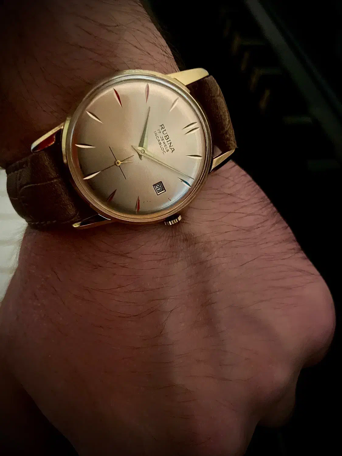 ساعت کوکی کلکسیونی سوئیسی روبینا ۲۰ میکرون|کلکسیون اشیاء عتیقه|تهران, الهیه|دیوار