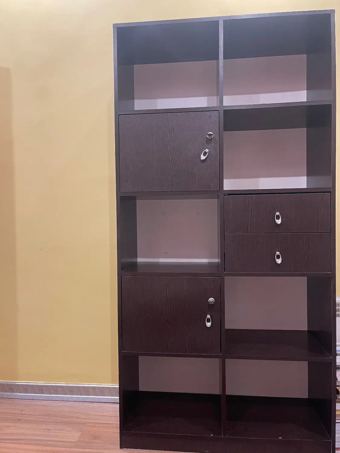 کتابخانه|کتابخانه، شلف، قفسه‌های دیواری|تهران, وحیدیه|دیوار