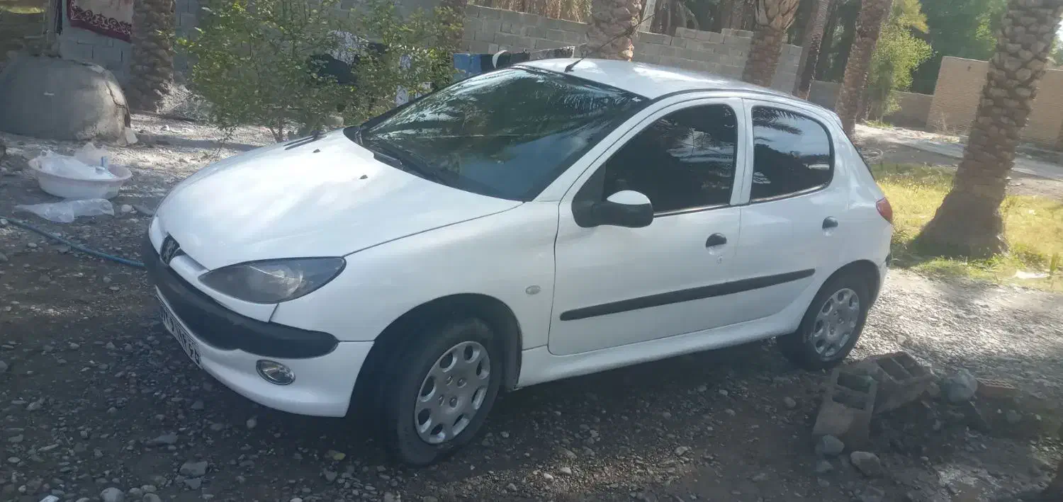 ۲۰۶مدل۸۵سفید عروسک فروش فوری|خودرو سواری و وانت|جیرفت, |دیوار