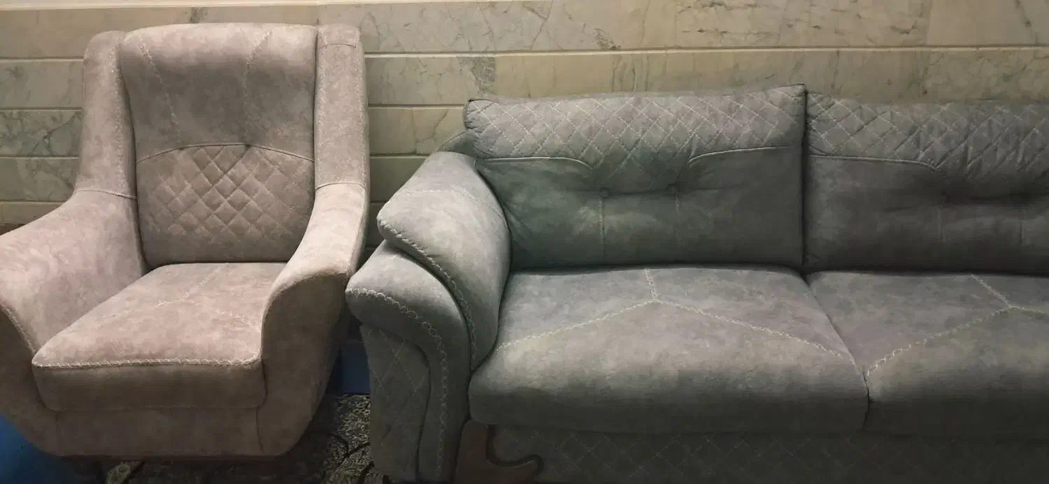 مبل 7نفره چستر|مبلمان خانگی و میز عسلی|قم, چهل درخت‎|دیوار