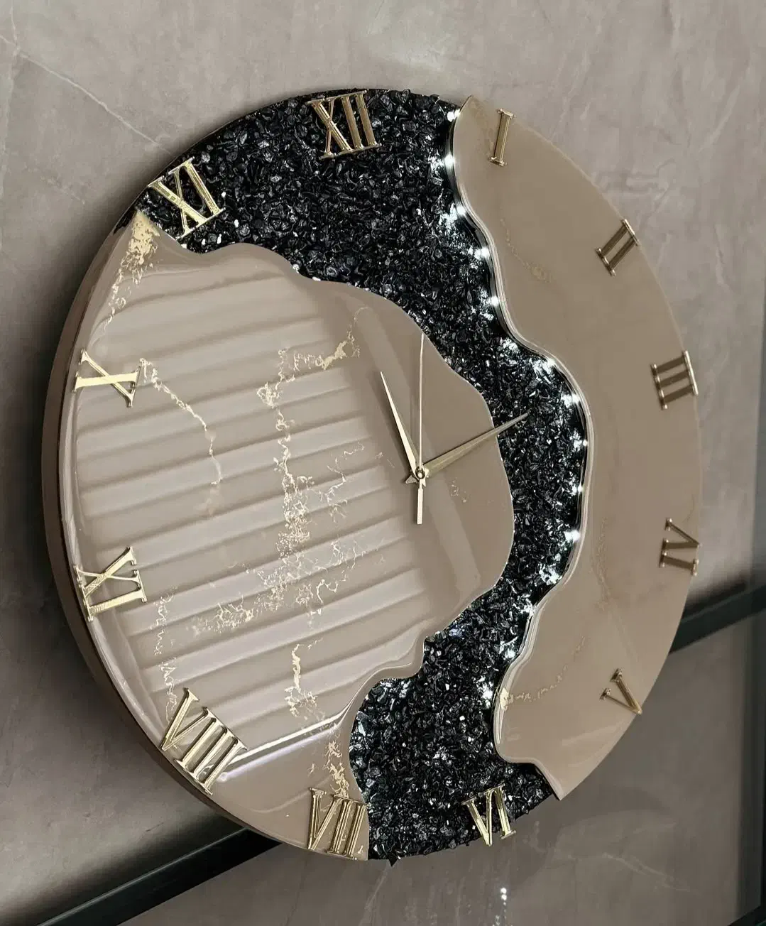 ساعت دیواری رزینی، ظروف رزینی یلدایی|صنایع دستی و سایر لوازم تزئینی|تهران, هفده شهریور|دیوار