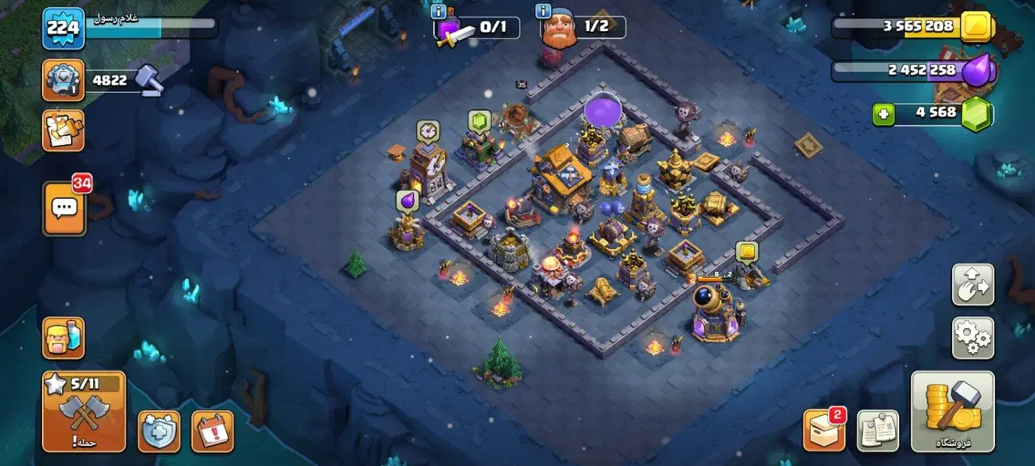 بازی کلش آف کلنز|کنسول، بازی ویدئویی و آنلاین|مشهد, شهید احمدی روشن|دیوار