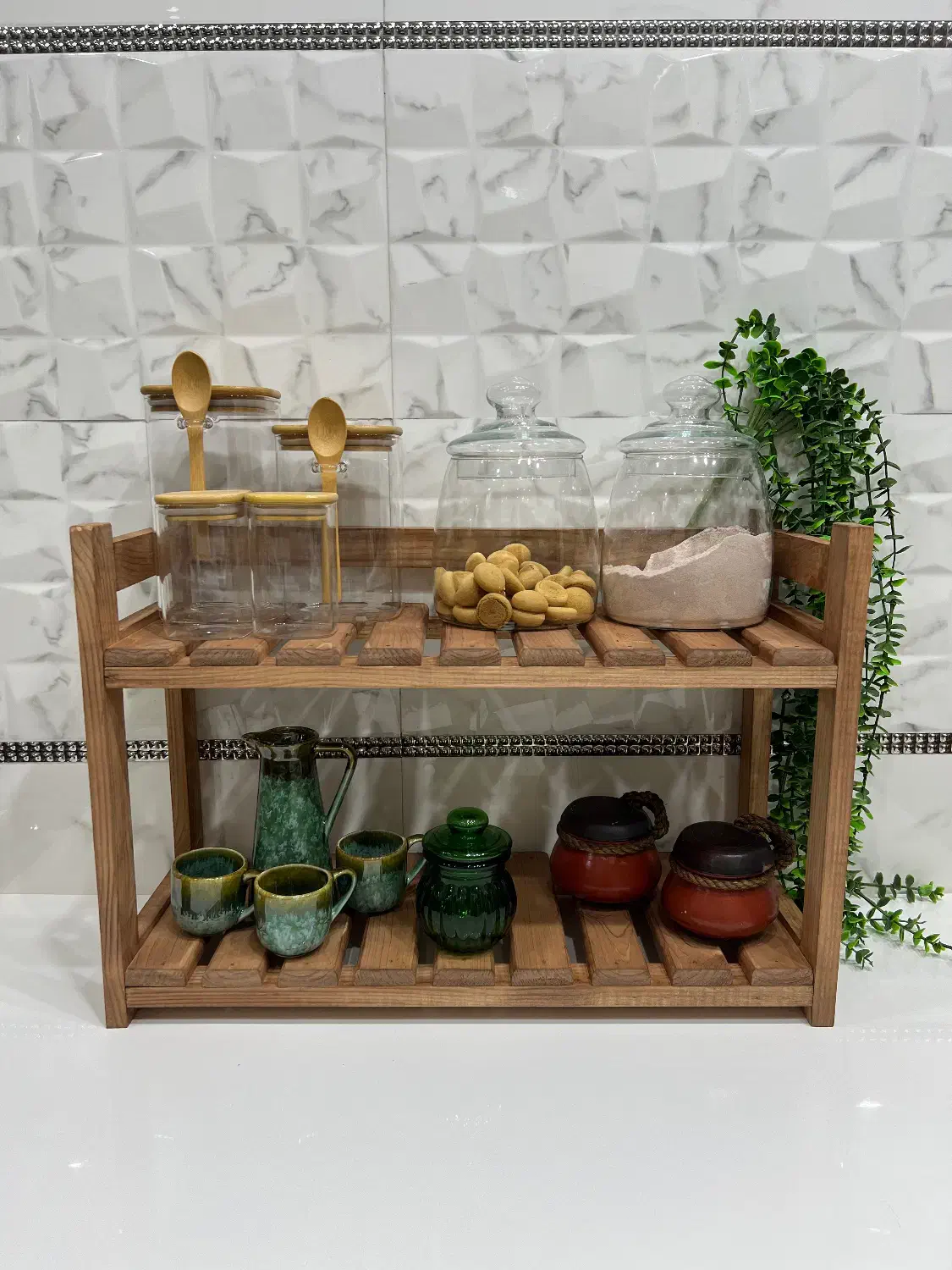 استند اشپزخانه|آب‌چکان و نظم‌دهنده ظروف|تهران, والفجر (افسریه)|دیوار