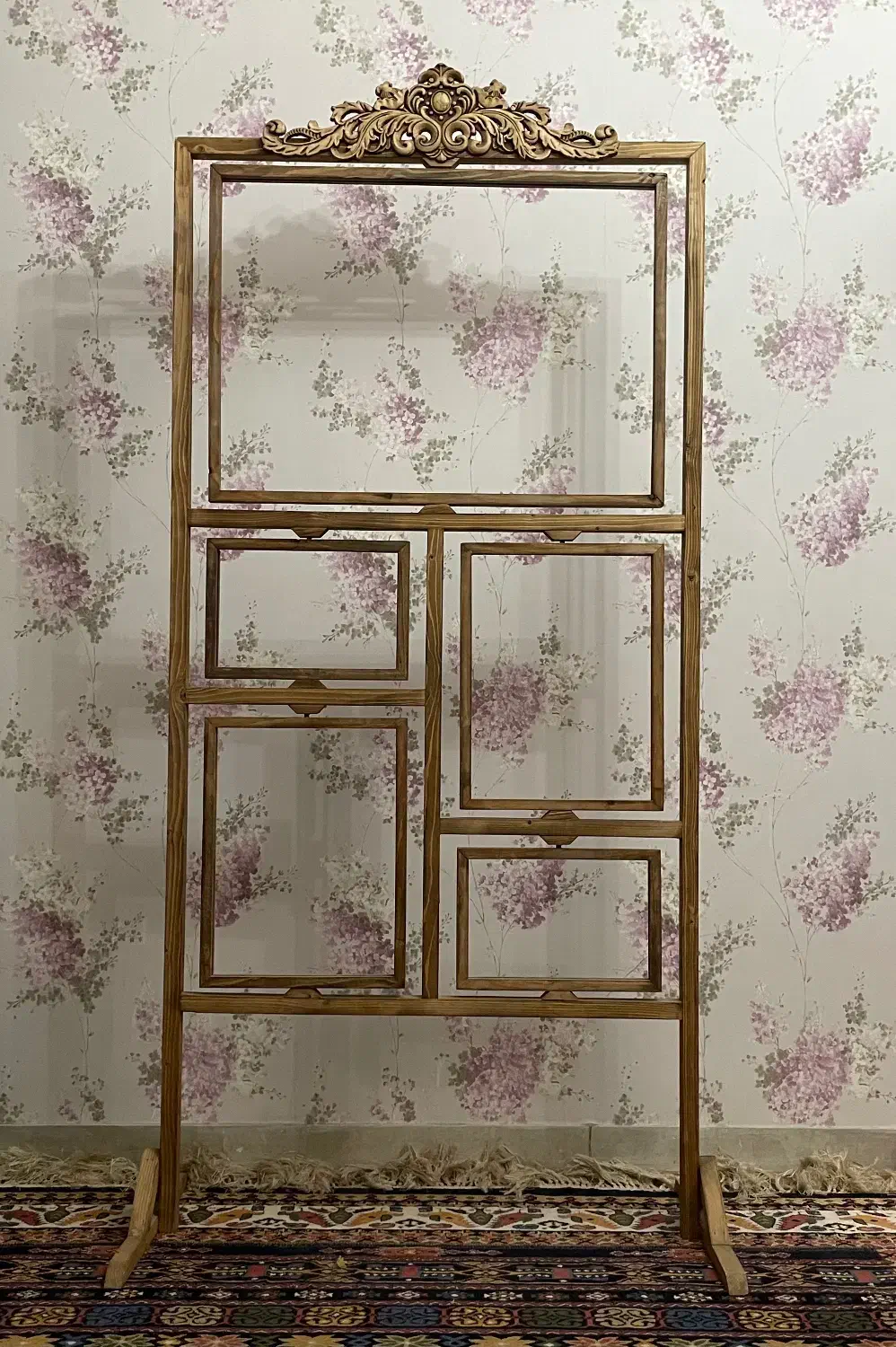 پارتیشن ، قاب ، استند چوبی|کتابخانه، شلف، قفسه‌های دیواری|شیراز, ارم|دیوار