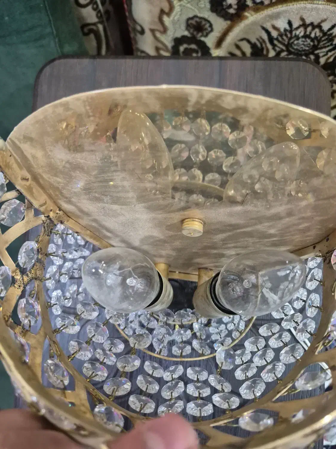 لوستر کوچک(چراغ خواب)|لوستر و چراغ آویز|بهبهان, |دیوار