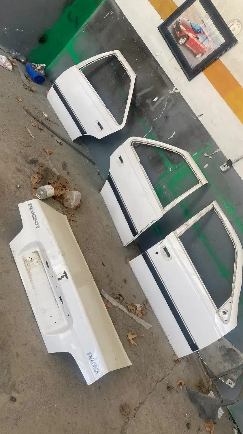 درب و صندوق پژو پارس|قطعات یدکی و لوازم جانبی|گلپایگان, |دیوار