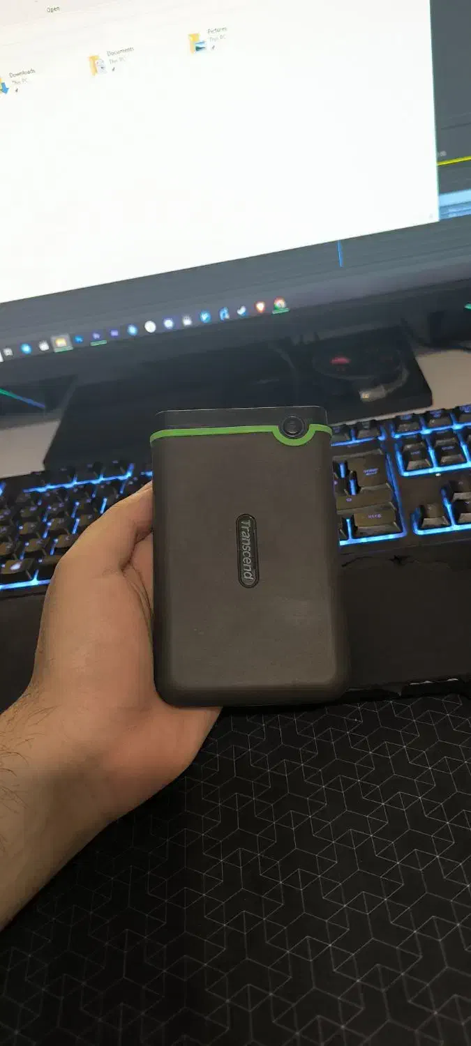 هارد اکسترنال 1ترابایت مدل transcend زد ضربه|قطعات و لوازم جانبی رایانه|پردیس, فاز ۱۱|دیوار