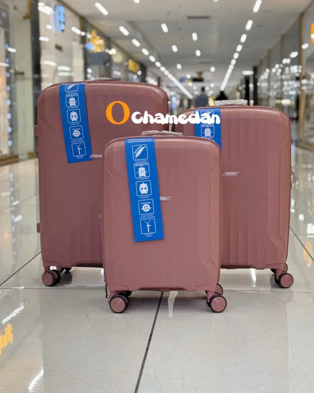 چمدان صد در صد نشکن اُماسکا|کیف، کفش، کمربند|اردبیل, |دیوار