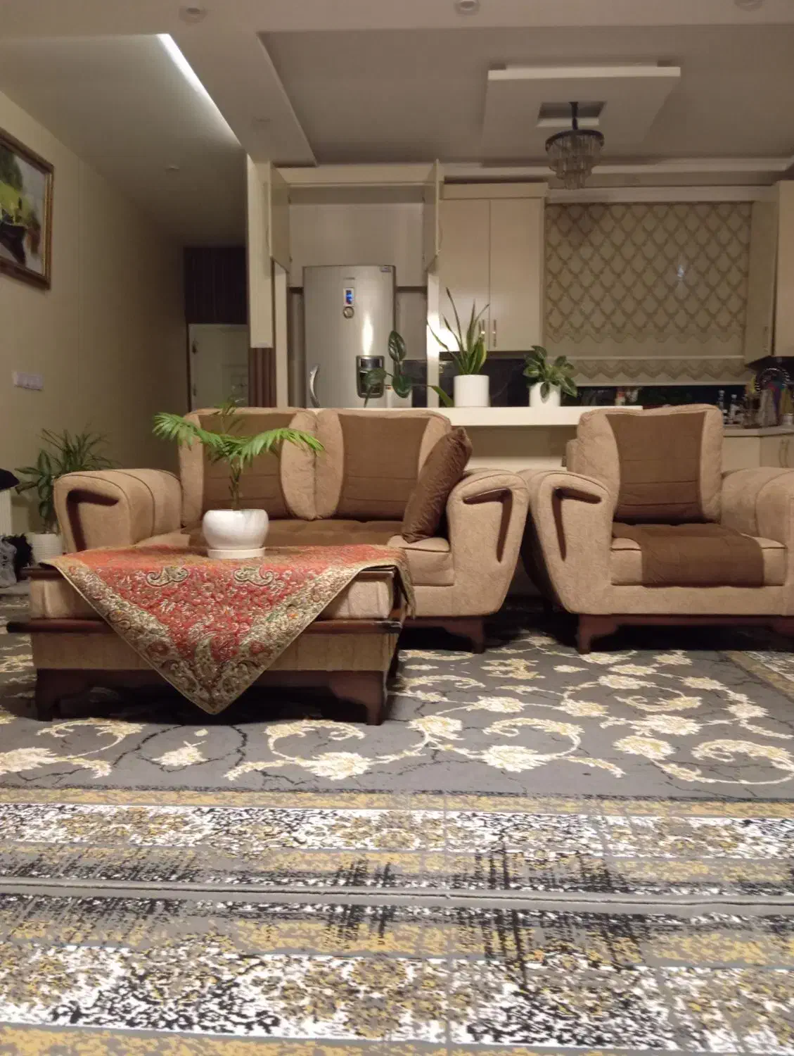 مبل 7نفره|مبلمان خانگی و میز عسلی|گلبهار, شهر جدید گلبهار|دیوار