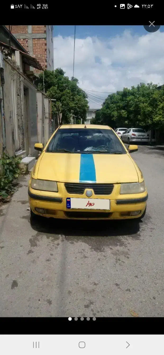 تاکسی سمند مدل ۹۰|خودرو سواری و وانت|گرگان, |دیوار