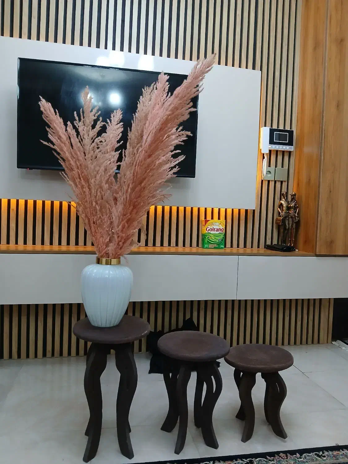 میز سه تایی چوبی|مبلمان خانگی و میز عسلی|رشت, یخسازی|دیوار