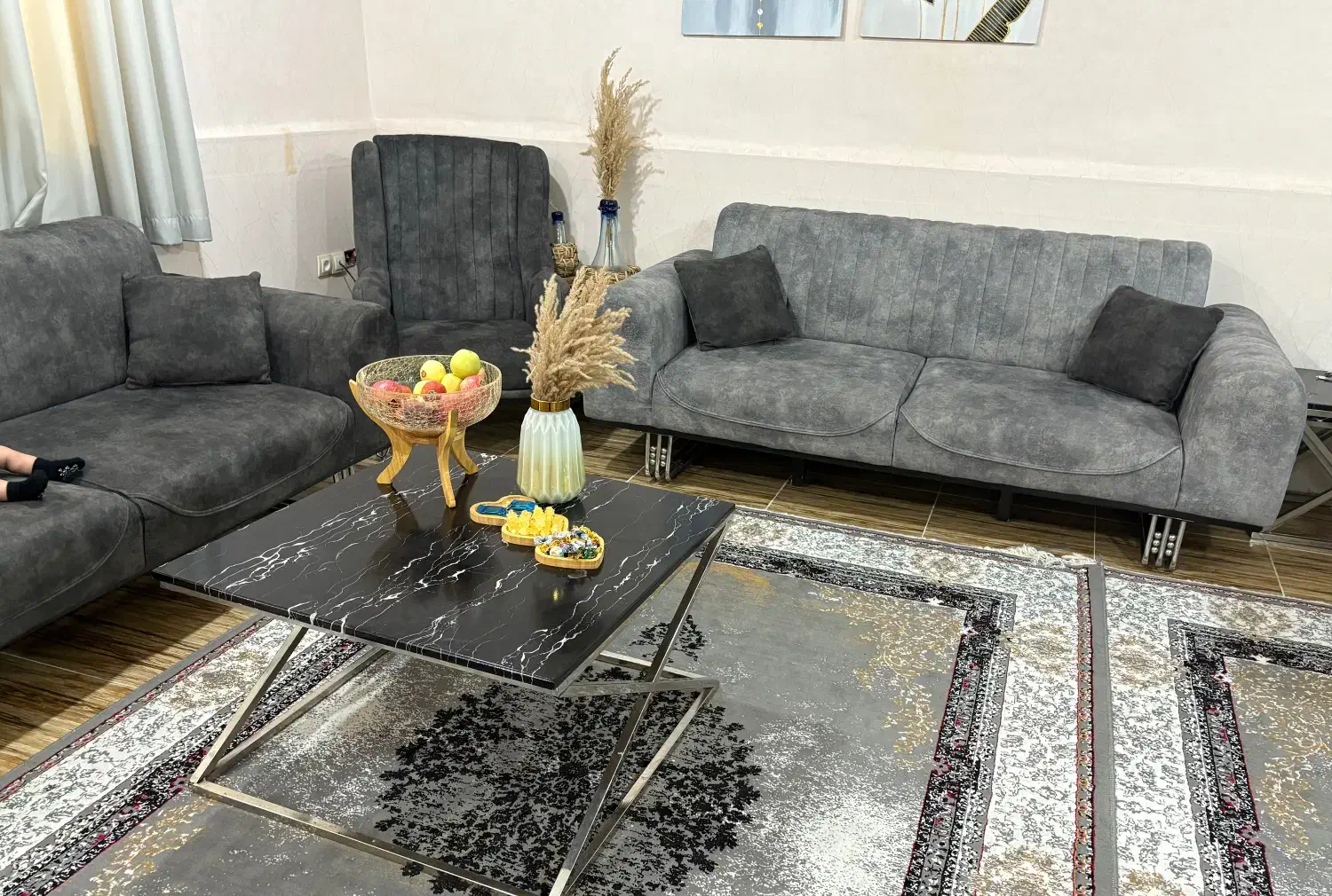 مبل ۸نفره و میزناهارخوری۶نفره|مبلمان خانگی و میز عسلی|بندر گناوه, |دیوار