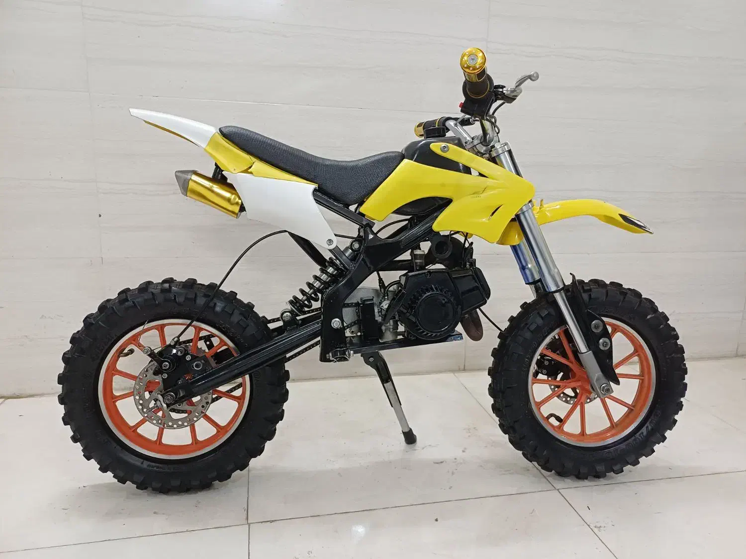 موتور مینی کراس ۵۰سی سی بنزینی بچه گانه با تعمیرات|موتورسیکلت|اراک, |دیوار