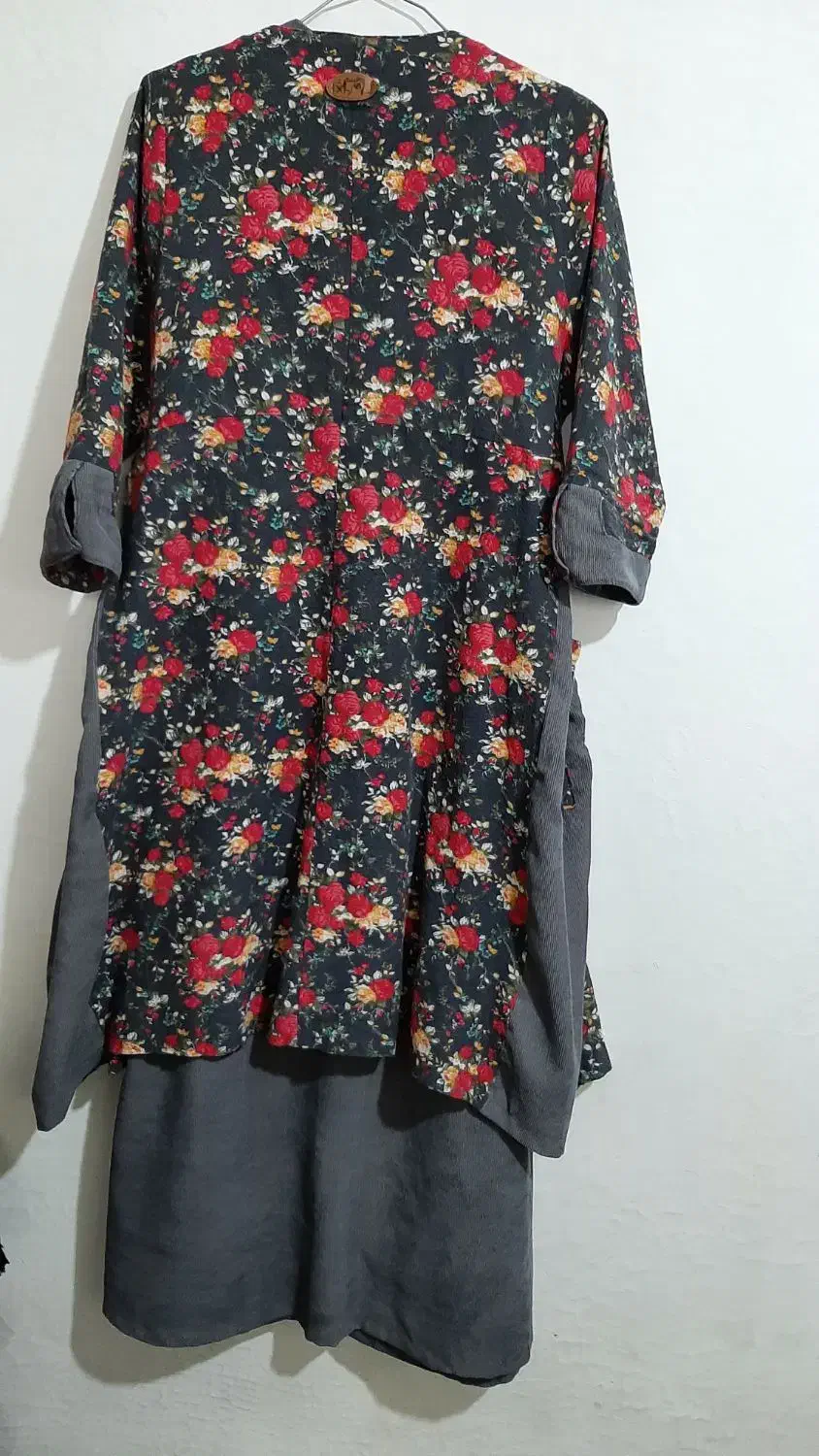 سارافون دو تیکه همراه با شال|لباس|آشتیان, |دیوار