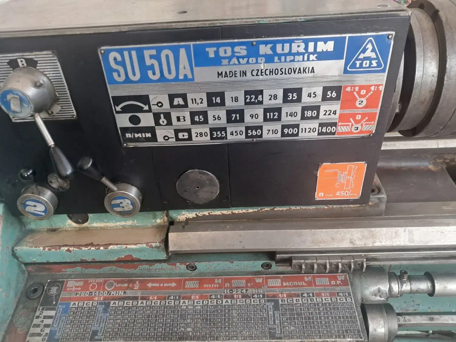 دستگاه تراش دو متر توز اصل چکsu50|ماشینآلات صنعتی|معصومیه, |دیوار