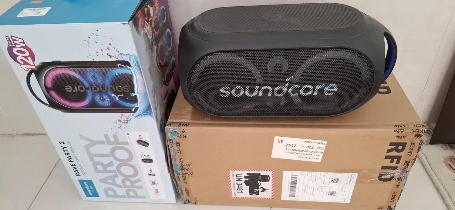 اسپیکر انکر مدل Soundcore Rave party 2|پخش‌کننده همراه|ری, علایین|دیوار