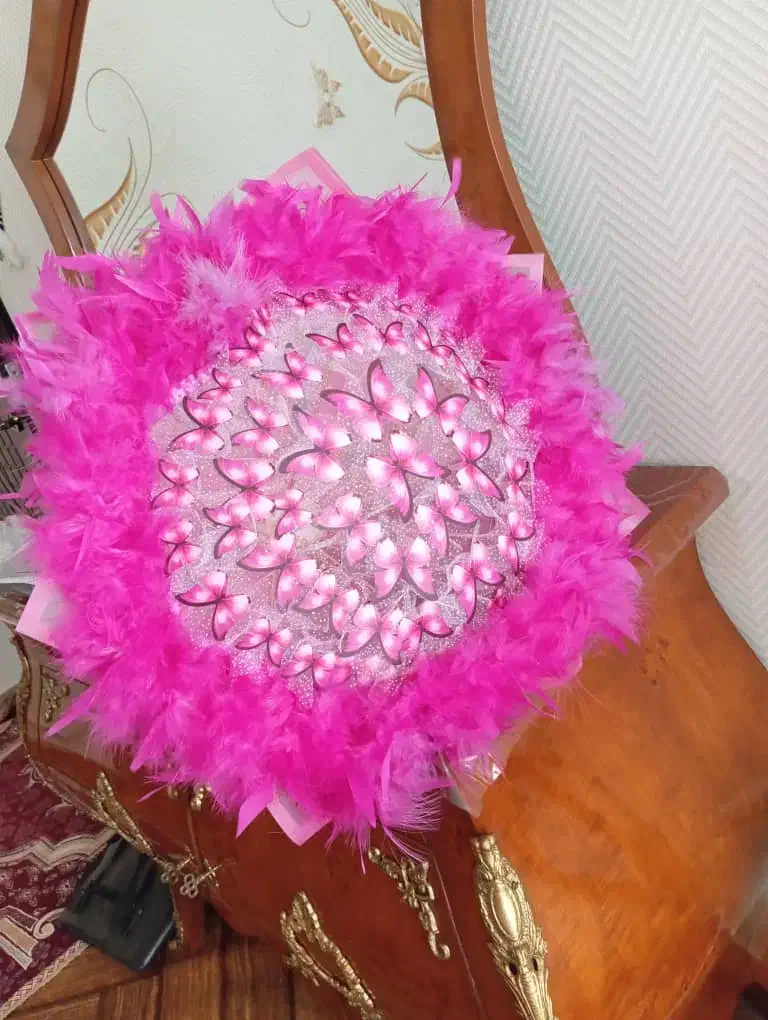 دسته گل پروانه کادو روز مادر|گل مصنوعی|تبریز, |دیوار